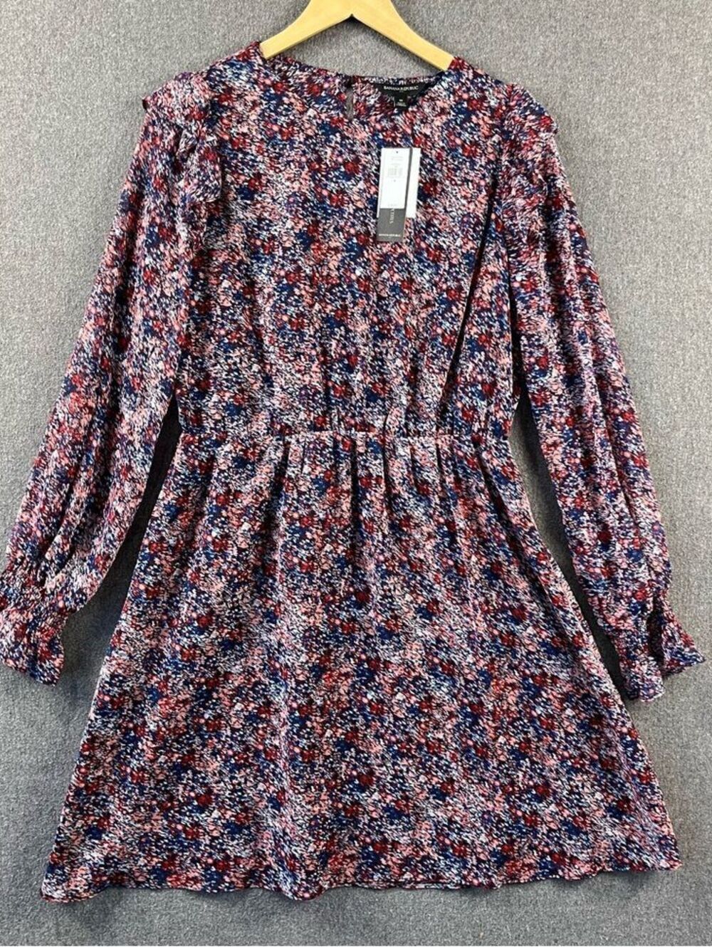 NWT Banana Republic Long-Sleeve Printed Dress – New With Tags